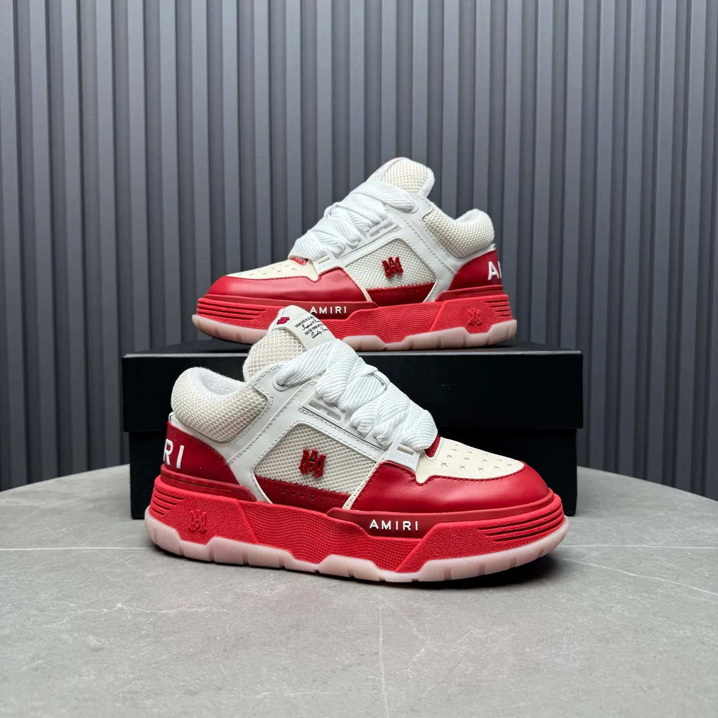 Men's shoes 💰660💰 AMIRI AMIRI trendy brand hot sale 🔥 Available all year round, couples 💑 Official website synchronization Imported fabrics 1⃣️ vs 1⃣️ replica, original factory special original sole, 35-45 (45. non-refundable)